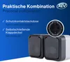 REV Kompletní dvojitá zásuvka AquaStorm Světle šedá, černá Náhled obrázku produktu 6