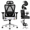 ONBEST Bürostuhl Premium Monaco | Ergonomisch | 150 kg Produktbild-Vorschau 1