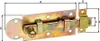 Fensterriegel L.100mm B.30mm Form ger. STA galv. gelb verz. Produktbild-Vorschau 4