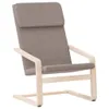 relaxační křeslo vidaXL Taupe Fabric Náhled obrázku produktu 1