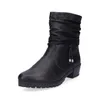 Rieker Damen Stiefelette Kordel Profilsohle Blockabsatz Produktbild-Vorschau 39