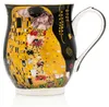 HOME ELEMENTS Porzellanbecher 350 ml, Klimt Kiss schwarz Produktbild-Vorschau 2