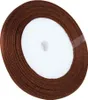 Satinband 6 mm - braun - 32 lfm Produktbild-Vorschau 1