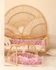 Bettschlange geflochten Velours 200 cm – Pink | Produktbild-Vorschau 8