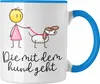 Trendation - Die Mit Dem Hund Geht Tasse Geschenk für Produktbild-Vorschau 1