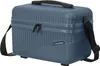 A blue travelite beauty case with a black handle and strap, shown against a white background. Anteprima dell’immagine prodotto