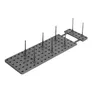 A product shot of a modular grid system with pins attached. Produktbild-Vorschau