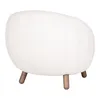 Relaxsessel >Savona< in Weiss, Stoff - 76x68x80cm Produktbild-Vorschau 5