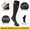 CAMBIVO Calze Compressione Graduata Donna Uomo 3 Paia, Anteprima dell’immagine prodotto 2