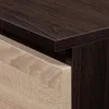 Comodino Wenge e Sonoma Elegante e Pratico con 2 Cassetti Anteprima dell’immagine prodotto 4
