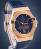 Maserati Herren Uhr POTENZA Analog Leder Armband blau Produktbild-Vorschau 2