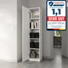 Bücherregal Kleiderschrank Regal 50 cm breit Schrank Produktbild-Vorschau 2