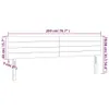 vidaXL Tête de lit LED gris foncé 200x5x78/88 cm Tissu Voir les images du produit 6