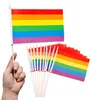 PHENO FLAGS Handfahne Regenbogen Fähnchen Stockfahne Produktbild-Vorschau 1