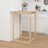 vidaXL Barový stůl 80x80x110 cm borovicový masiv Náhled obrázku produktu 2