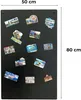 STALFORM Magnettafel Schwarz 80x50 cm – Magnetische Produktbild-Vorschau 2