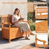 KOMFOTTEU 2-osobowa ławka ogrodowa z miejscem do Podgląd zdjęcia produktu 3