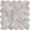 Mosaik Fliese Flußkiesel Steinkiesel hellbeige Kiesel Produktbild-Vorschau 1