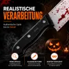 Falošný nôž cca 34 cm s krvou - na Halloween a karneval - - Náhľad obrázku produktu 3
