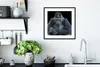 MuchoWow® Gerahmtes Poster Ein Gorilla schaut eindrucksvoll Produktbild-Vorschau 4