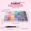 42 Farben, 32.000 Stück Jelly-Strass-Bedazzling-Set, 3 mm Produktbild-Vorschau 3