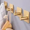 DELVANT PALO Selbstklebender Haken Gebürstetes Gold Produktbild-Vorschau 6