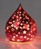 formano LED Deko Farbglas Tropfen Sterne Rot 16 cm Produktbild-Vorschau 4