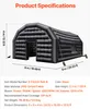 Tente de fête gonflable SucceBuy 9 x 6 x 4 m, tente cubique Voir les images du produit 7