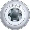A close-up, top-down view of a single SPAX screw head. Náhľad obrázku produktu