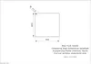 A technical drawing showing the dimensions and cut-out specifications for a sink. Produktbild-Vorschau