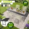 Set di 4 sedie da giardino tillvex® impilabili e resistenti Anteprima dell’immagine prodotto 3