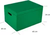 Creative Deco XXL Grün Große Holzkiste Aufbewahrungsbox Produktbild-Vorschau 2