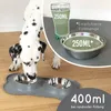 KaraLuna Napfunterlage aus Silikon mit Edelstahl Futternapf Produktbild-Vorschau 3
