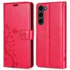 Handy Tasche für Samsung Galaxy S23 Handyhülle Blumen Hülle Produktbild-Vorschau 5