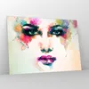 Bilder auf glas - Frau Gesicht Kosmetik - 100x70cm - Produktbild-Vorschau 4