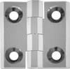 Scharnier Metallscharnier Chrom Zink 180° Metall Türband Produktbild-Vorschau 2