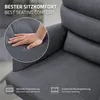 ML-Design jídelní židle otočné sada 4 antracitových židlí Náhled obrázku produktu 4