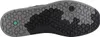 The image shows the sole of a black Timberland shoe with a grey and black hexagonal tread pattern. Produktbild-Vorschau