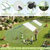 NAIZY 3x12x2m Stahl Hühnerstall PE UV-Schutz Dach Produktbild-Vorschau 9