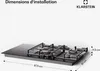 Klarstein MultiChef 5 Plaque Induction Et Gaz - 5 Zones, Voir les images du produit 7