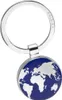 TROIKA AROUND THE WORLD, Schlüsselring, Blau, Silber, Produktbild-Vorschau 1