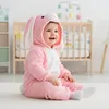 Pigiama Costume Onesie Travestimento Coniglietto Rosa 90: Anteprima dell’immagine prodotto 7