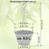 MePla - 2 Stück - Ampel Komet 30 anthrazit Produktbild-Vorschau 3