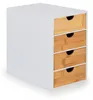 Relaxdays Schubladenbox, Bambus, 4 Schubladen, HxBxT: 27,5 Produktbild-Vorschau 9