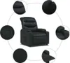 vidaXL Relaxsessel Schwarz Kunstleder Produktbild-Vorschau 5