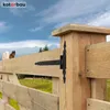 KOTARBAU® 2 St. T Scharniere schwarz L: 400 mm Kreuzgehänge Produktbild-Vorschau 2