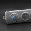Qoltec 50272 listwa przeciwprzepięciowa szara 5 gniazd 230 Podgląd zdjęcia produktu 13