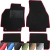 Fußmatten Auto Velours Autoteppiche Schwarz Automatten Set Produktbild-Vorschau 1
