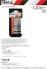 A product package for a set of sockets, with the sockets visible inside the packaging. Anteprima dell’immagine prodotto