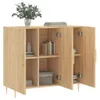 vidaXL Kredens dąb sonoma 90x34x80 cm materiał Podgląd zdjęcia produktu 4
